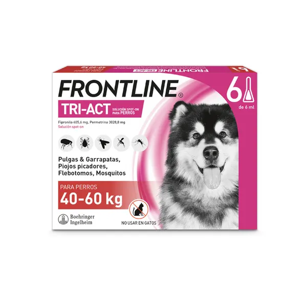 Frontline Tri-Act Pipetas Antiparasitarias para perros