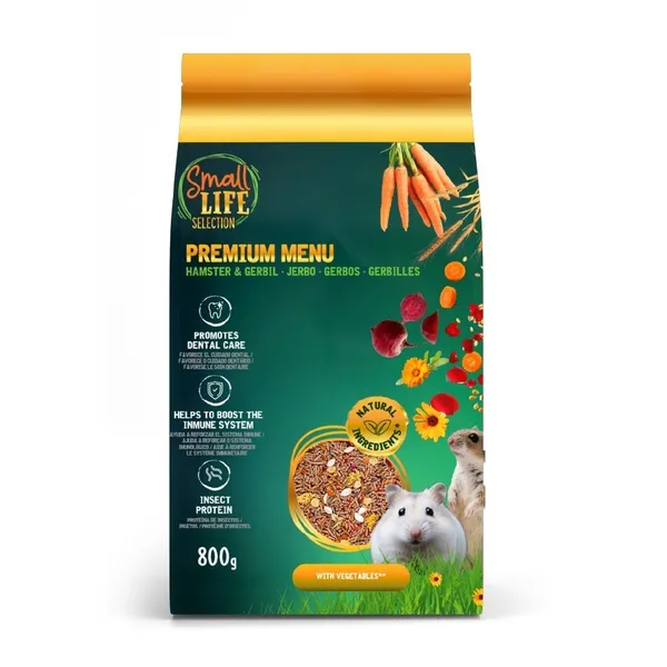 0.8 KG 0.8 kg Small Life Selection Premium Menú Pienso para hámster
