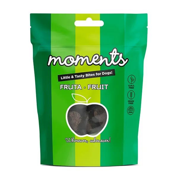 60 g Moments Bocaditos de Pollo y Frutas para perros