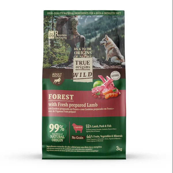 True Origins Wild Forest Cordero Pienso para perros