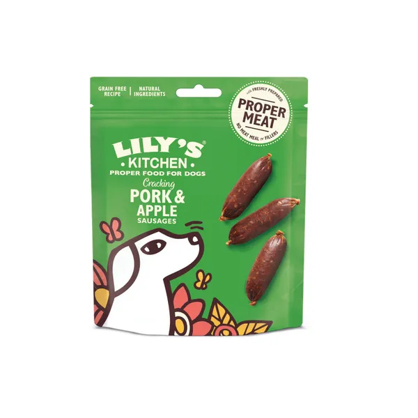 4 uds. x 70 g Lily's Kitchen Salchichas Cerdo para perros ¡Pack ahorro!