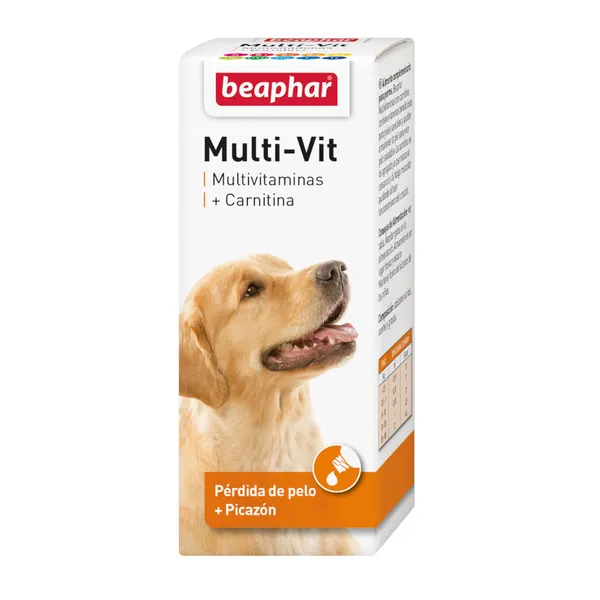 50 ml Beaphar Multivitaminas con Carnitina para perros