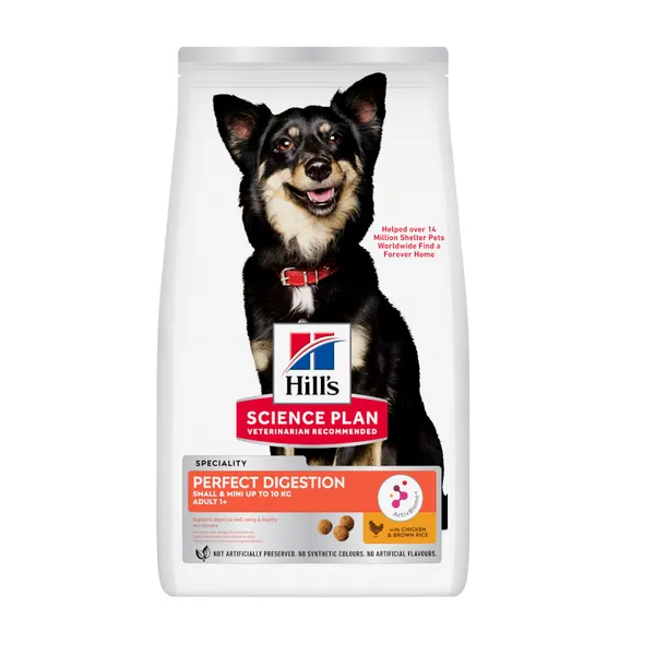 1.5 kg Hill's Science Plan Perfect Digestion Small y Mini Adult Pollo pienso para perros