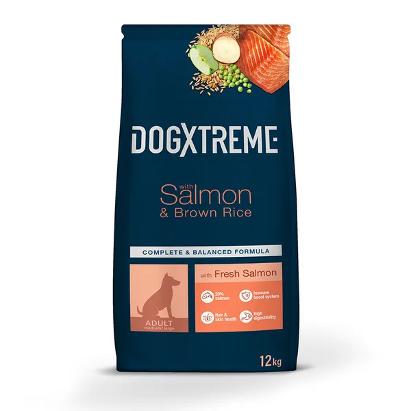 2 x 12 kg Dogxtreme Salmón y Arroz pienso ¡Pack ahorro!