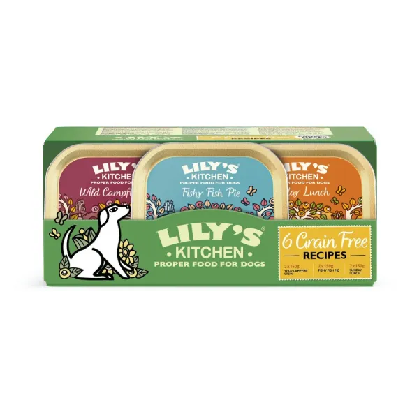 24 tarrinas x 150 g Lily's Kitchen Grain Free tarrinas para perros ¡Pack ahorro!