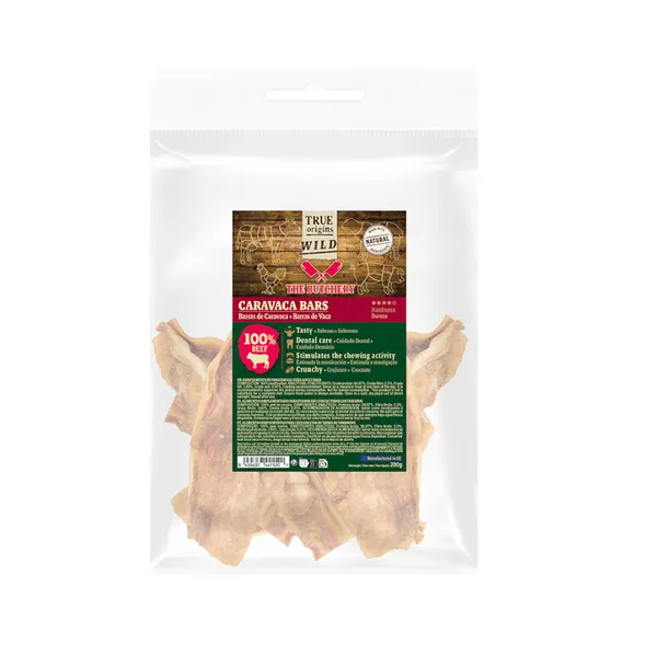 4 bolsitas x 500 g True Origins Wild Tiras de Caravaca Snack para perros ¡Pack Ahorro!