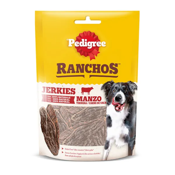 70 g Pedigree Ranchos Tiras Pollo Snacks para perros
