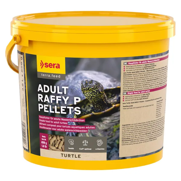 3.8 L Sera Raffy P Comida para tortugas acuáticas