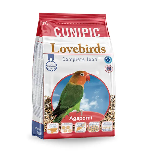 3 KG Cunipic Love Birds comida para agapornis