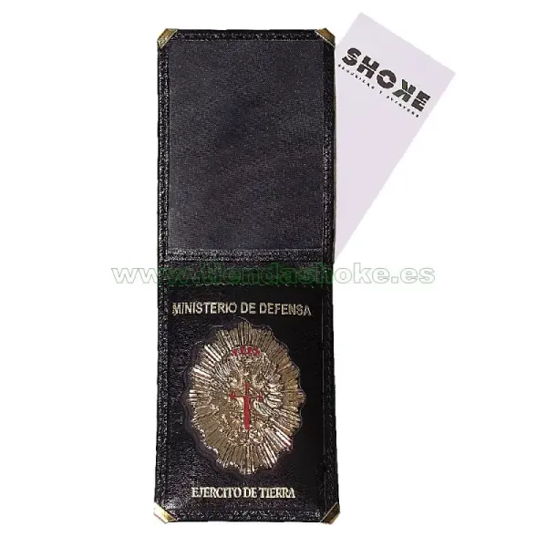 Portacarnet con placa Ejercito de Tierra y billetera