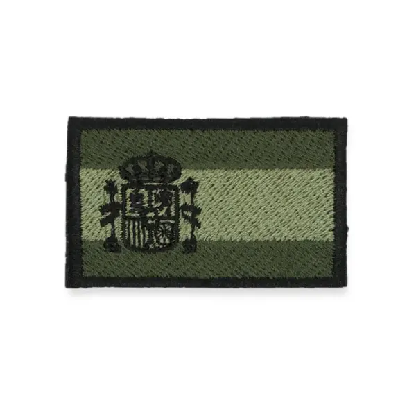Parche brazo bandera de España verde
