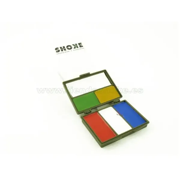 Set 5 pinturas colores banderas Mil-tec
