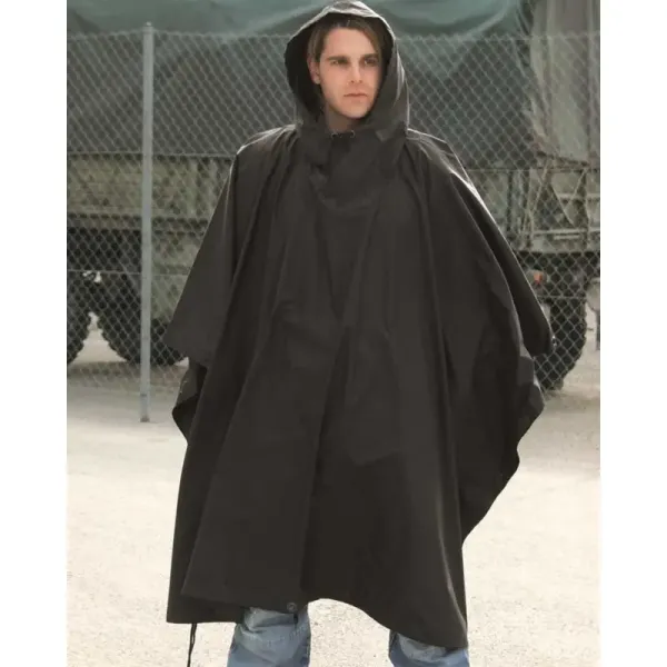 Poncho impermeable Mil-tec negro