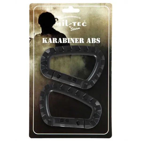 Mosqueton Mil-tec 8,3cm (2uds)