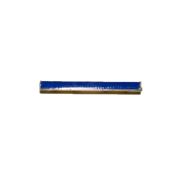 Barra metálica azul p/ distintivo UIP