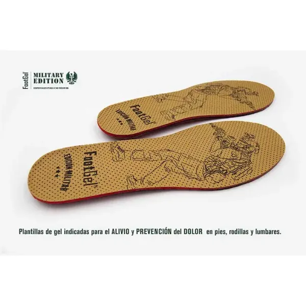 Plantillas FootGel Edicion Militar 43-47