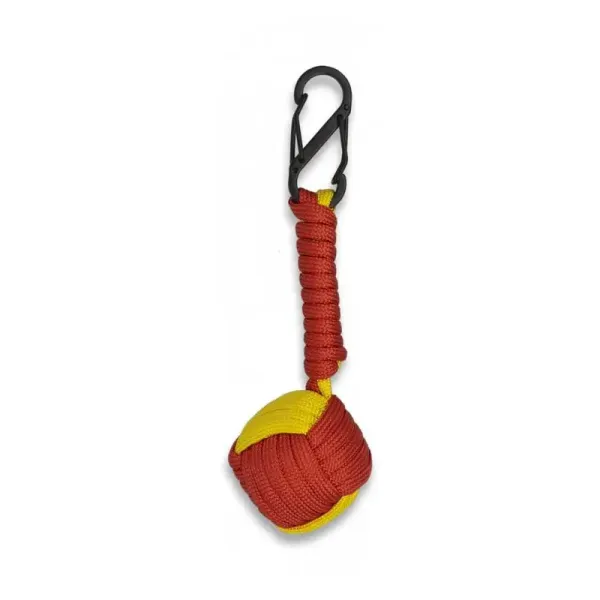 Llavero mosquetón doble bola cuerda España