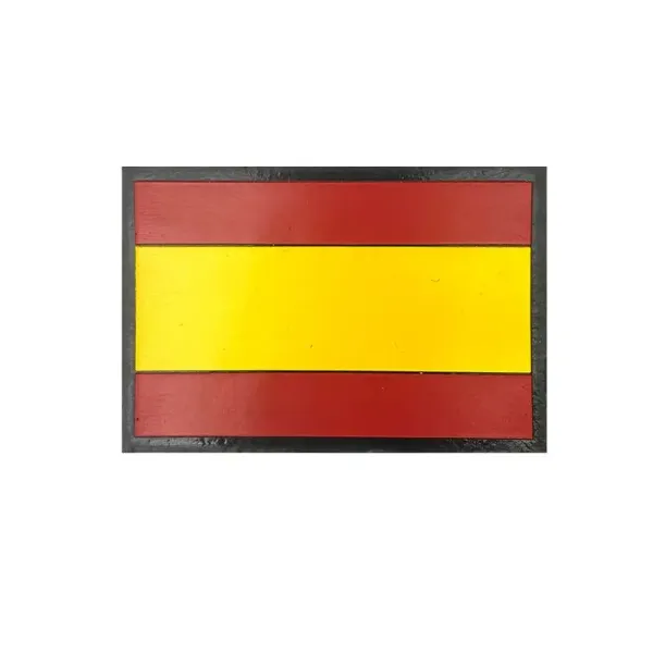Parche bandera España PVC 9 x 5 cm
