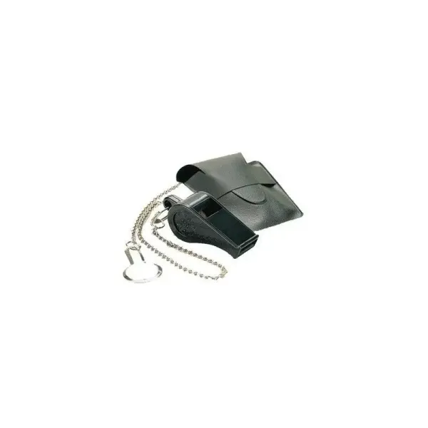 Silbato con funda y cadena