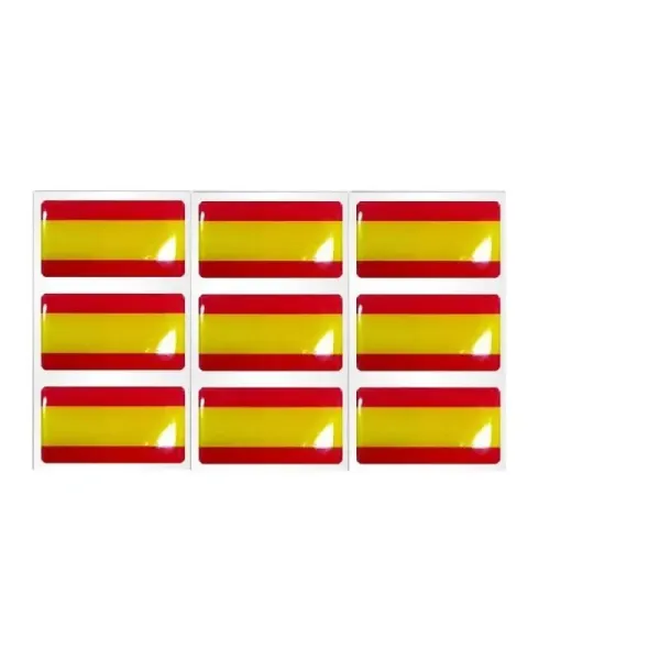 Pegatinas bandera de España 6uds