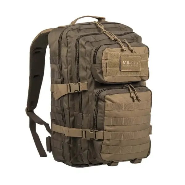 Mochila Mil-Tec U.S. Assault 36 litros Ranger Green - Coyote