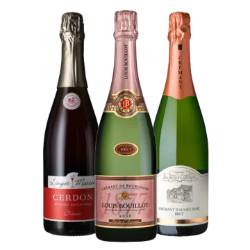 Pack 3 botellas - Crémants Rosados