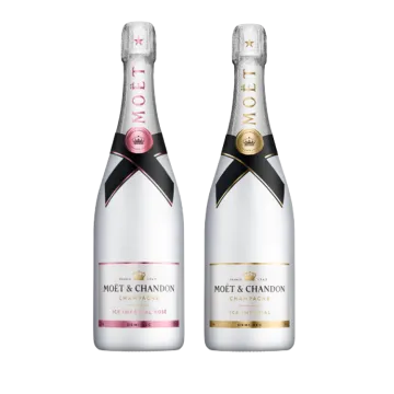 Pack 2 Botellas - Champagne Moët & Chandon - Moët Ice Blanc + Moët Ice Rosé