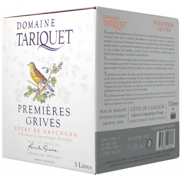 BIB 3L - Premiers Grives 2025 - Domaine Tariquet
