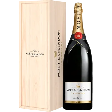 Jéroboam - Champagne Moët & Chandon - Brut Impérial - Caja De Madera