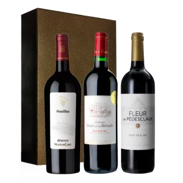 Estuche Trío - Bordeaux Pauillac Meilleures Ventes
