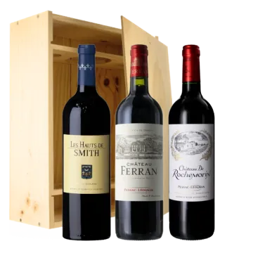 Estuche 3 Botellas - Pessac-Léognan - Caja De Madera