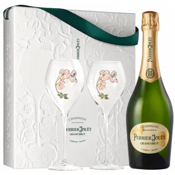 Champagne Perrier Jouët - Grand Brut - Estuche 2 Copas