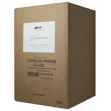 BIB 5 L - Côtes du Rhône - Domaine Chantepierre