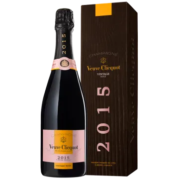 Champagne Veuve Clicquot Rosé Vintage 2015 - Estuche Regalo