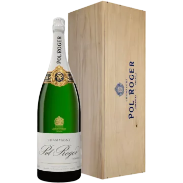 Jéroboam - Champagne Pol Roger - Réserve Brut - Caja De Madera