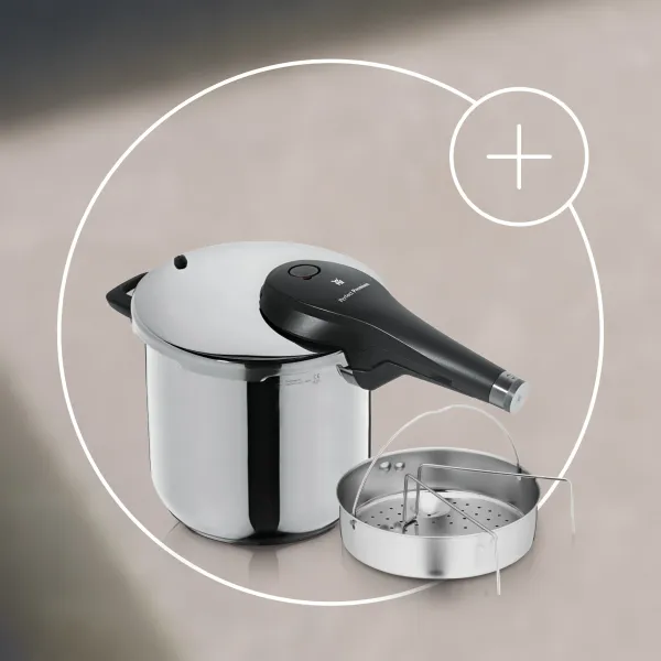Pack Olla a presión Perfect Premium One Pot de 6,5 L y Cestillo perforado de 22 cm