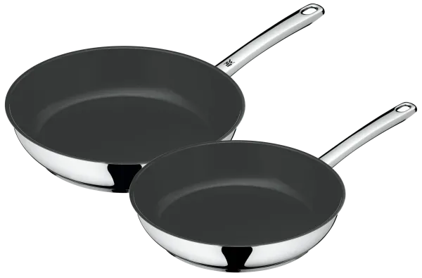 Juego de 2 sartenes Devil Ceramic con revestimiento cerámico antiadherente de 24 y 28 cm WMF