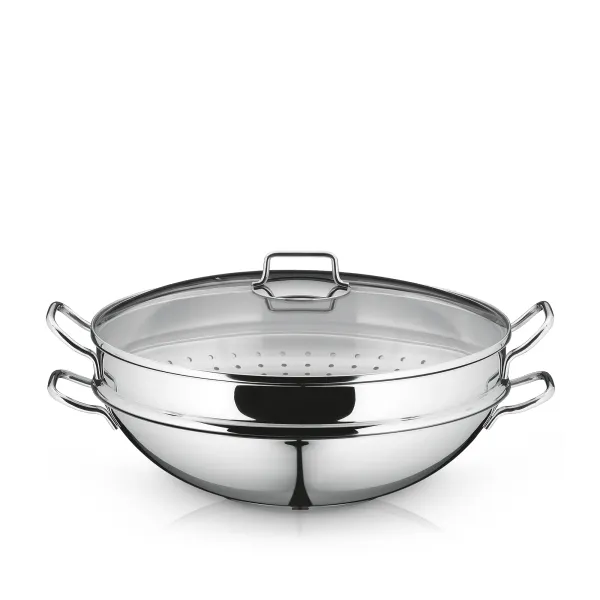 Juego de wok Macao de 36 cm, 4 piezas WMF