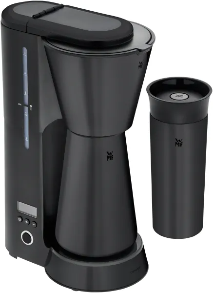 KITCHENminis Aroma Cafetera De Goteo, Termo To-Go, Deep Black