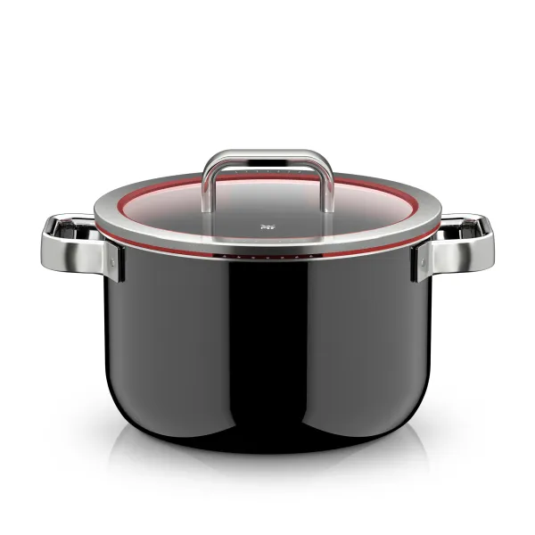 Olla sopera con tapa Function Pro de Fusiontec, 24 cm, negro WMF