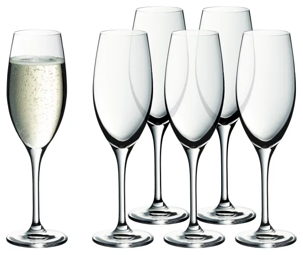 Copas de champán EasyPlus, 6 unidades WMF